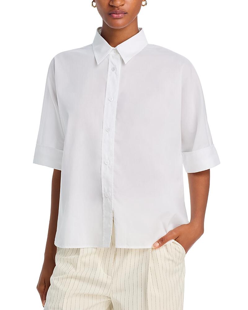 Vanessa Bruno Bobby Cotton Elbow Sleeve Shirt Cover