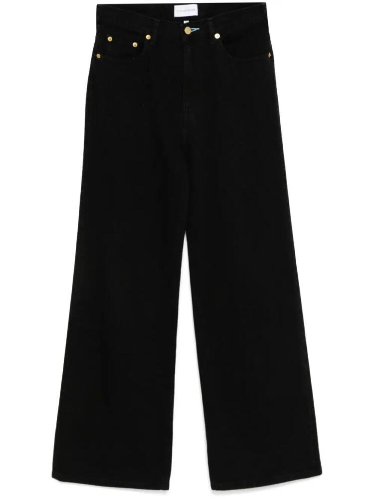 Tu es mon Tresor straight-leg jeans - Black Cover