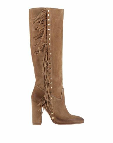 Ovye' By Cristina Lucchi Woman Boot Beige Soft Leather Cover