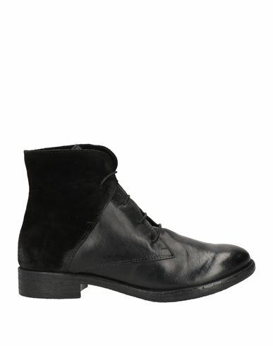 1725.a Woman Ankle boots Black Leather Cover