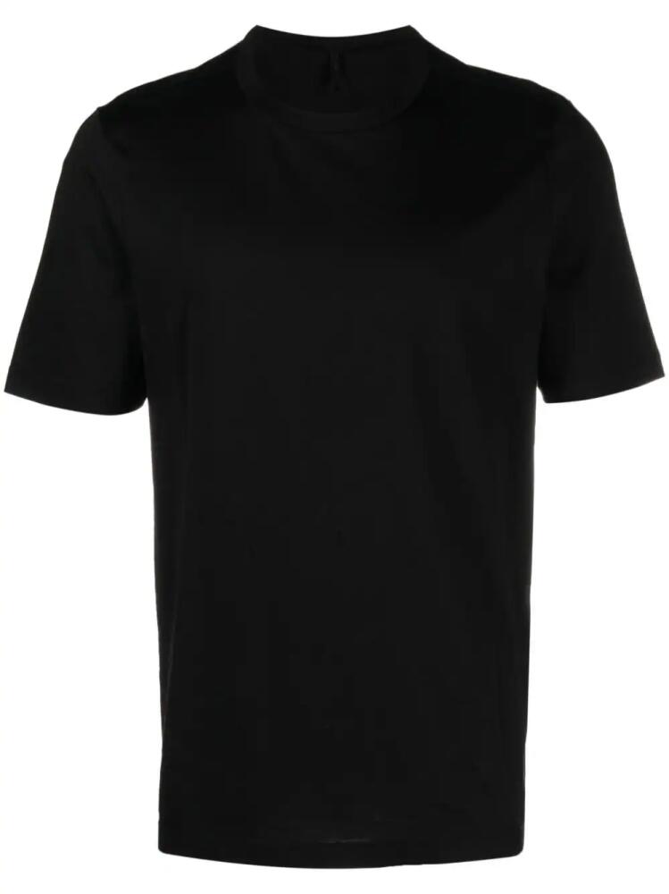 Transit crew-neck cotton T-shirt - Black Cover