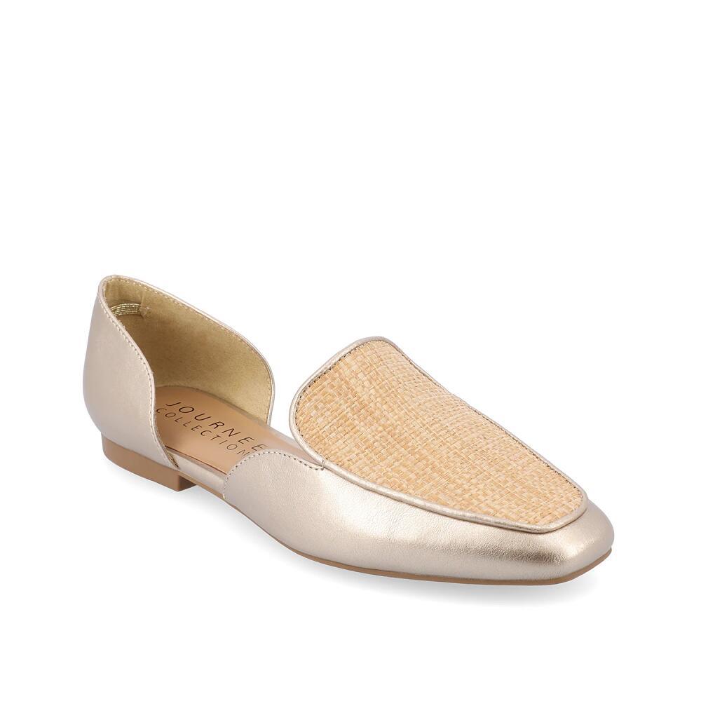 Journee Collection Kennza Flat | Women's | Gold Metallic Cover