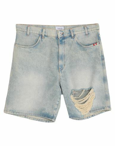 Amish Man Denim shorts Blue Cotton Cover