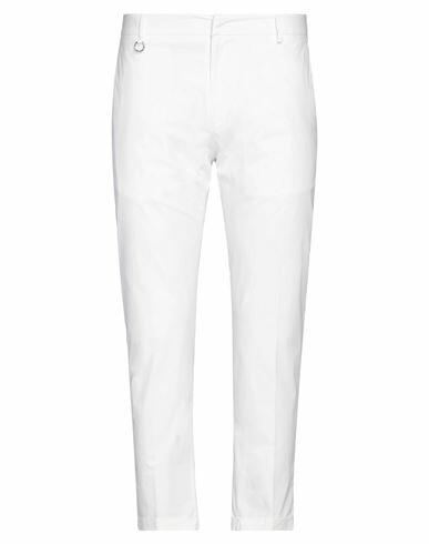 Golden Craft 1957 Man Pants White Cotton, Elastane Cover