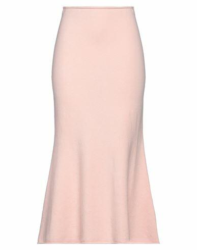 Sportmax Woman Midi skirt Light pink Cashmere, Polyamide, Elastane Cover