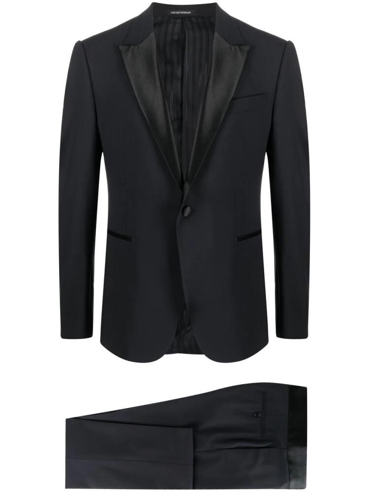 Emporio Armani single-breasted suit - Blue Cover