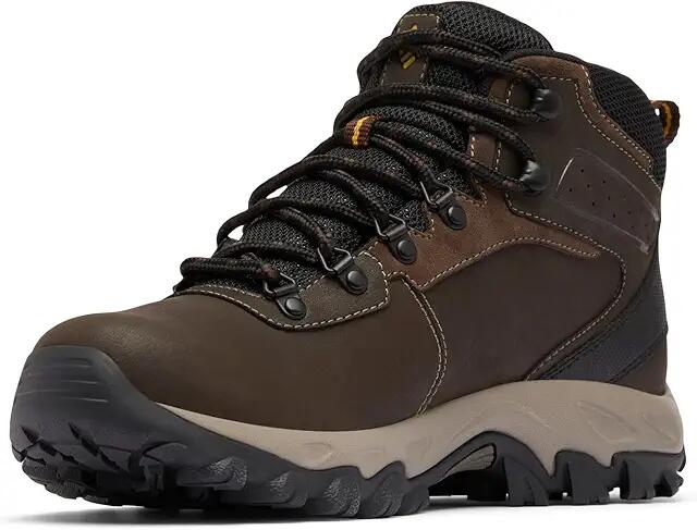 Columbia Newton Ridge Plus II Waterproof (Cordovan/Squash) Men's Waterproof Boots Cover