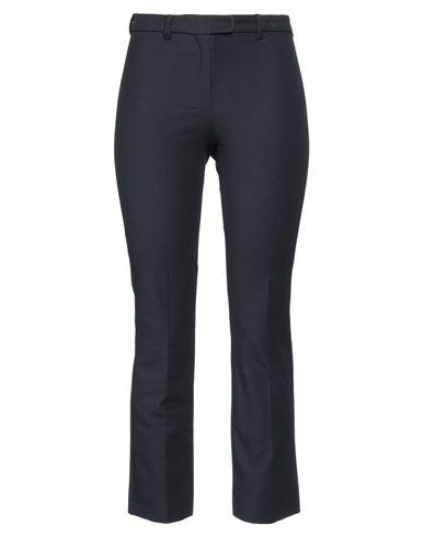 's Max Mara Woman Pants Midnight blue Cotton, Polyamide, Elastane Cover