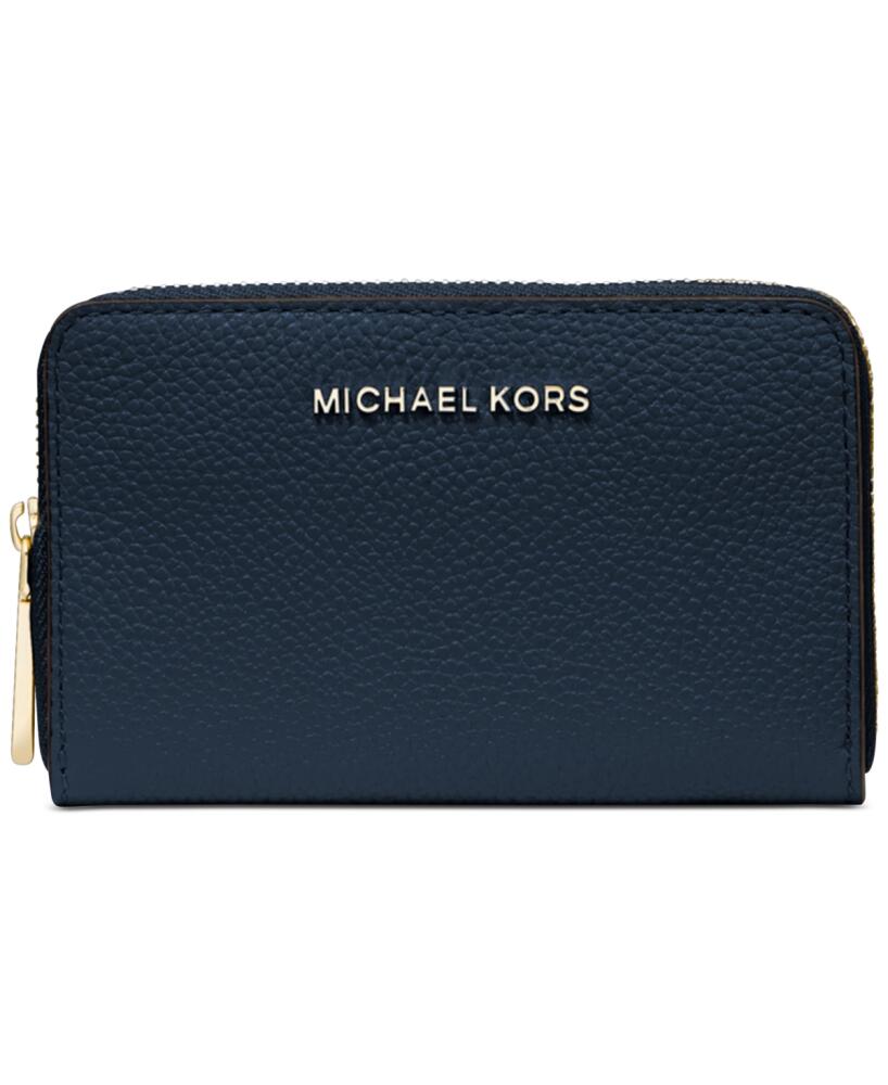 Michael Michael Kors Jet Set Small Zip Around Card Case - Navy Cover