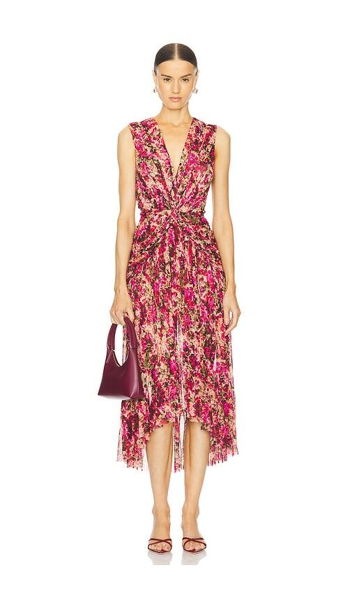 MISA Los Angeles Ava Dress in Fuchsia Cover