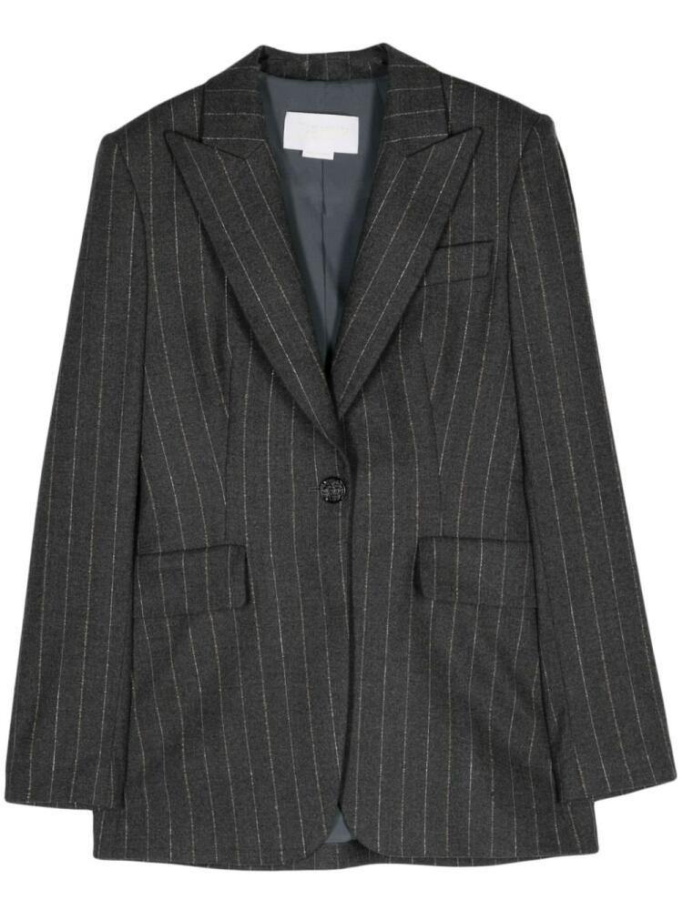 Genny pinstriped blazer - Grey Cover