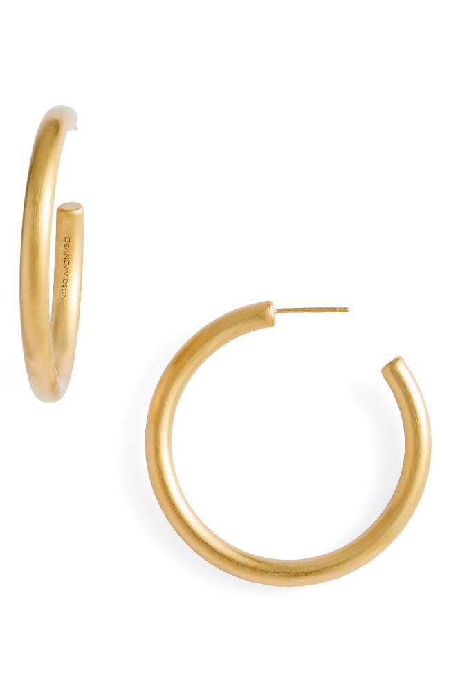 Dean Davidson Small Dune Hoop Earrings in Gold Cover