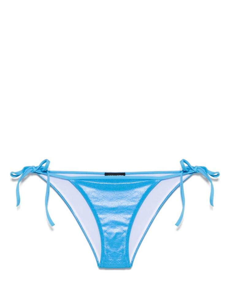 DSQUARED2 logo-lettering bikini bottoms - Blue Cover