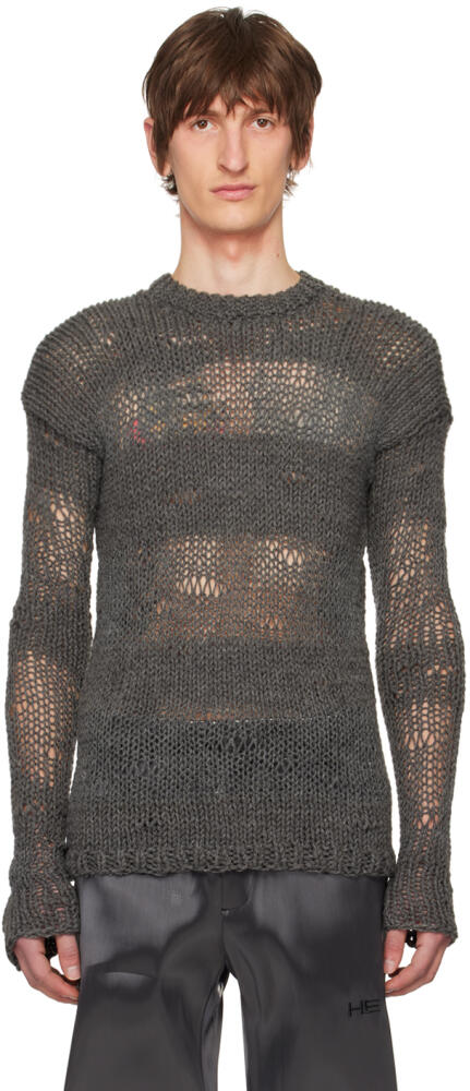 HELIOT EMIL Gray Symbiotical Sweater Cover