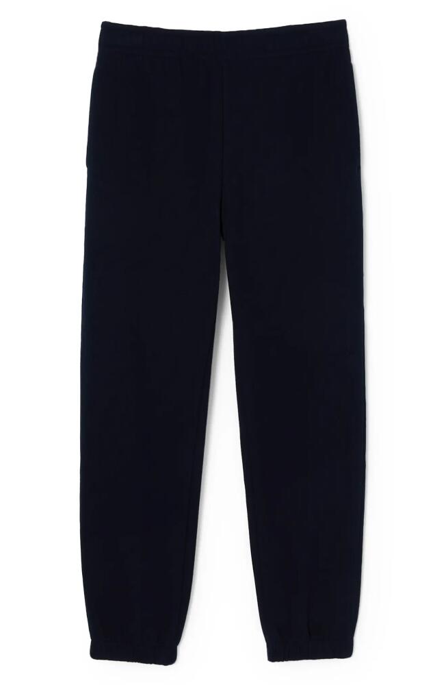 Lacoste x BANDIER Cotton Blend Joggers in 166 Marine Cover