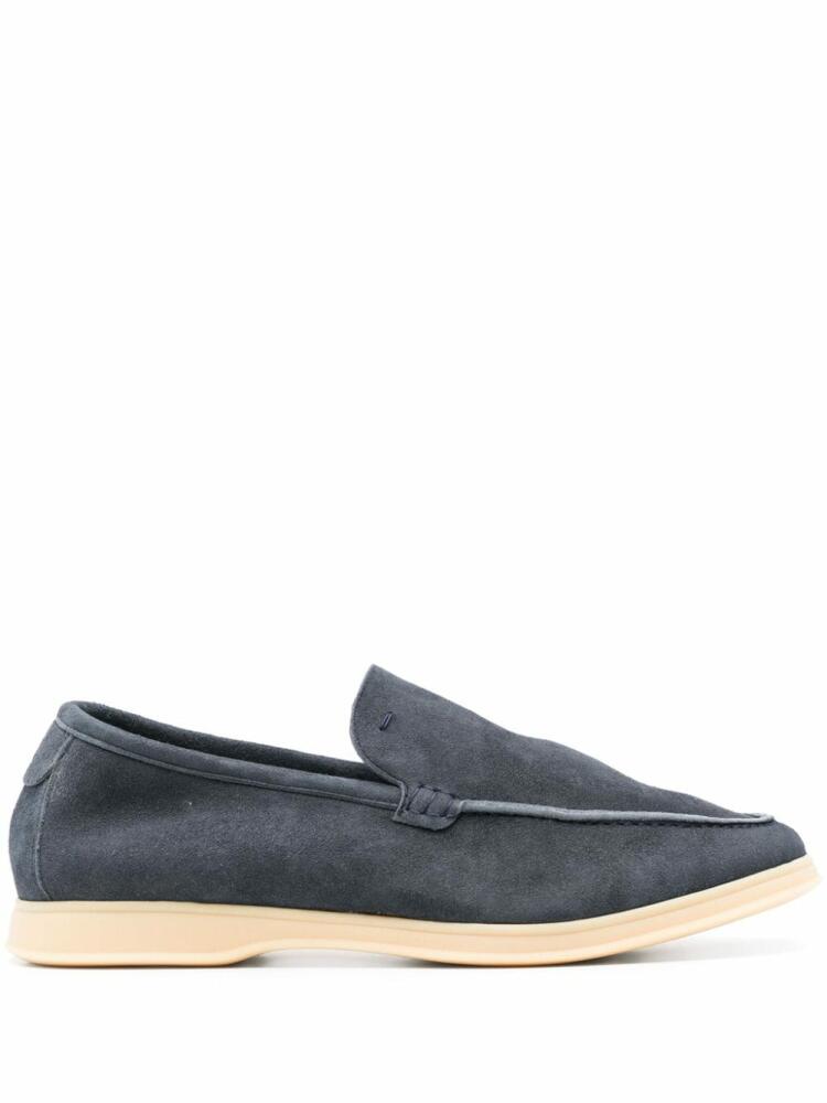 Boggi Milano slip-on suede loafers - Blue Cover