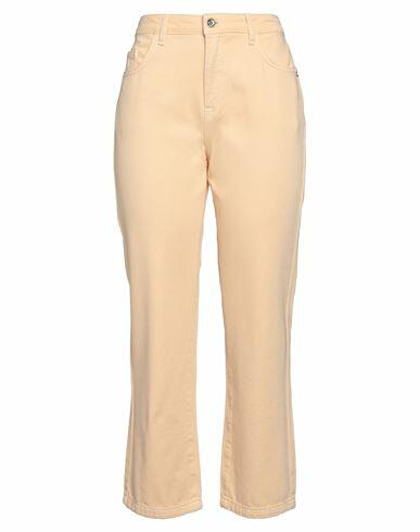 Patrizia Pepe Woman Jeans Apricot Cotton Cover