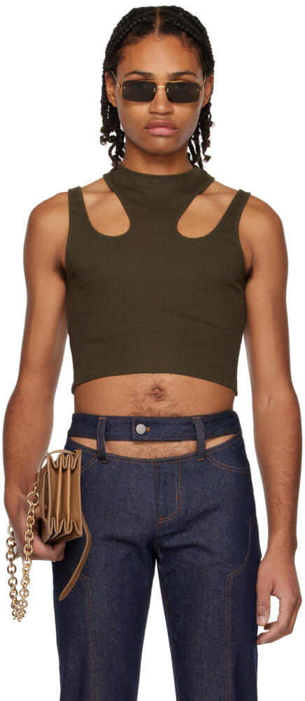 K.NGSLEY Khaki R2 Tank Top Cover