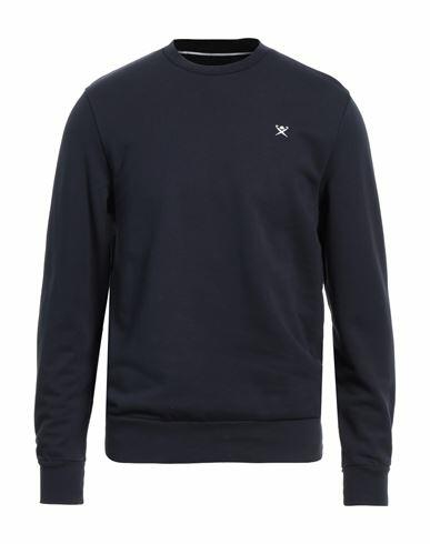 Hackett Man Sweatshirt Midnight blue Cotton Cover