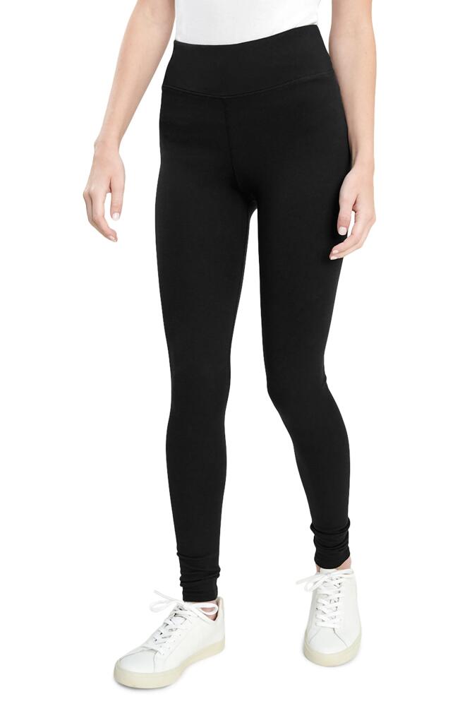 Splendid Wide Band French Terry Leggings in Black Cover