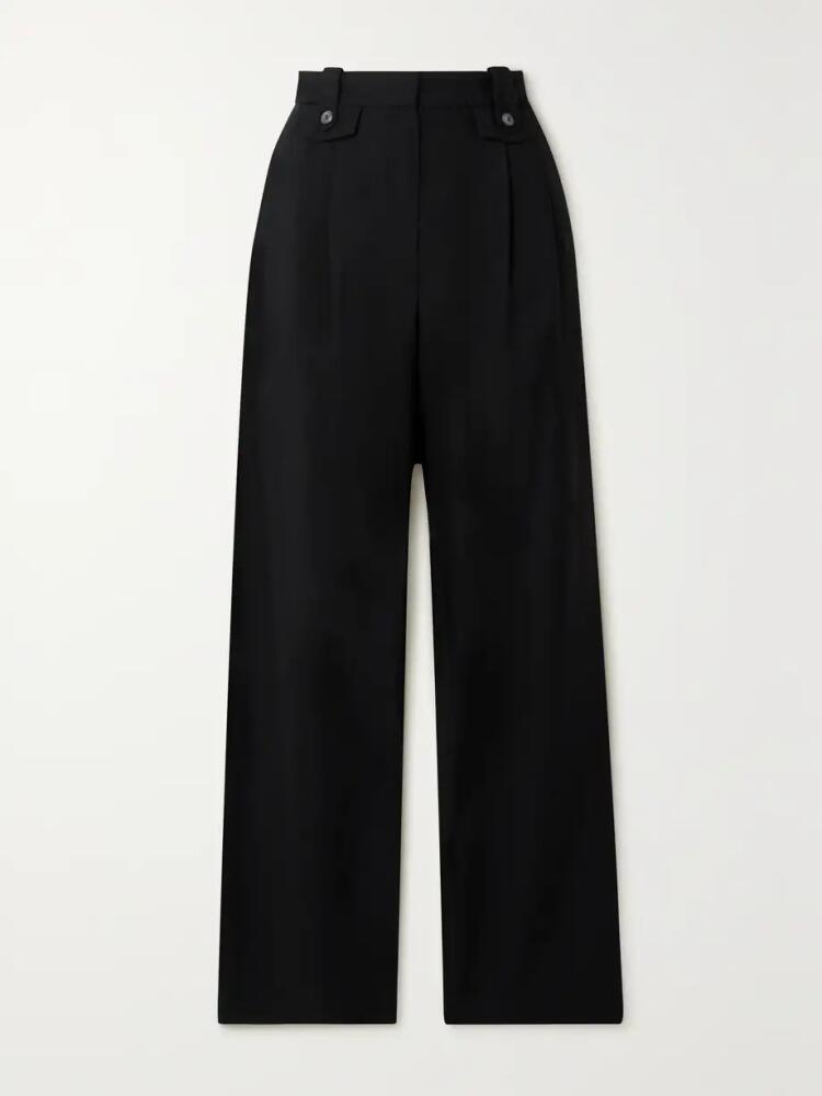 DESTREE - Charlotte Woven Wide-leg Pants - Black Cover