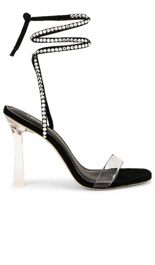 Larroude The Gloria Disco Sandal in Black Cover