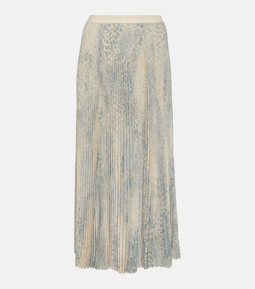 Balenciaga Printed pleated midi skirt Cover