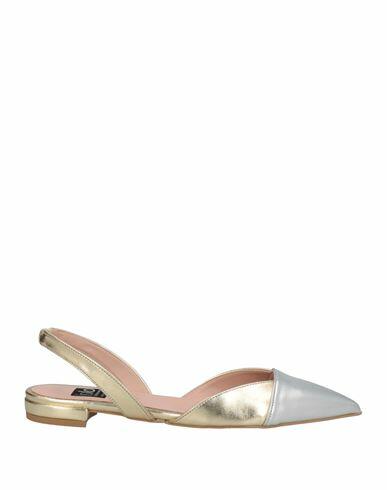 Islo Isabella Lorusso Woman Ballet flats Silver Textile fibers Cover