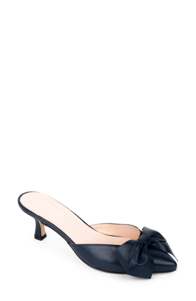 patricia green Malibu Kitten Heel Mule in Navy Cover