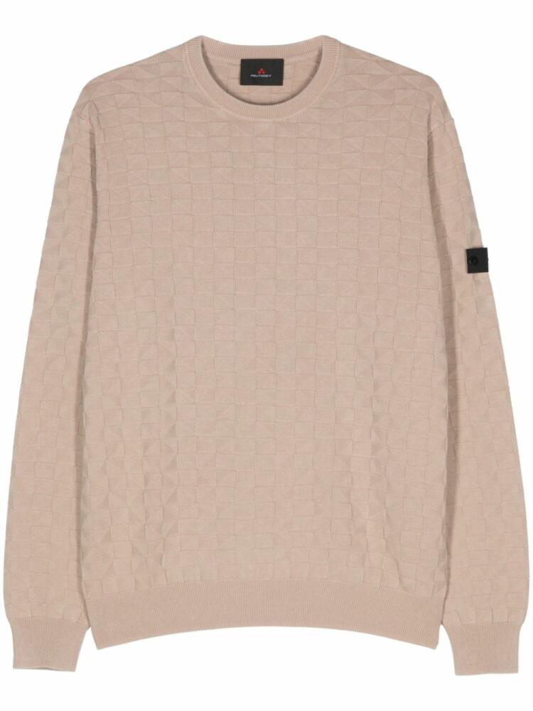 Peuterey Omnium 3D-knit jumper - Neutrals Cover