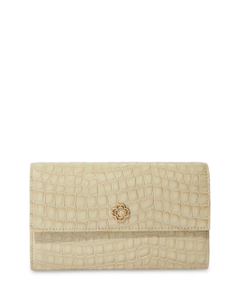 Maje Clover Leather Clutch Cover