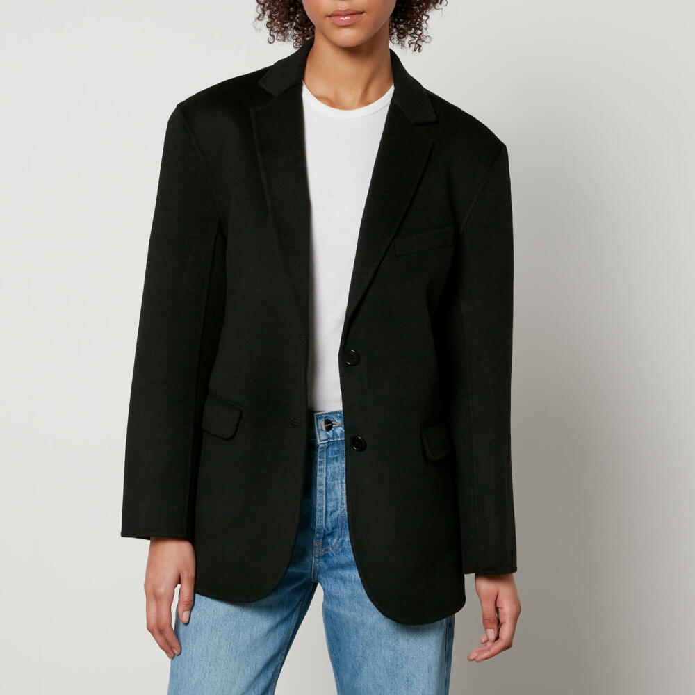 Anine Bing Quinn Wool and Cashmere-Blend Blazer Cover