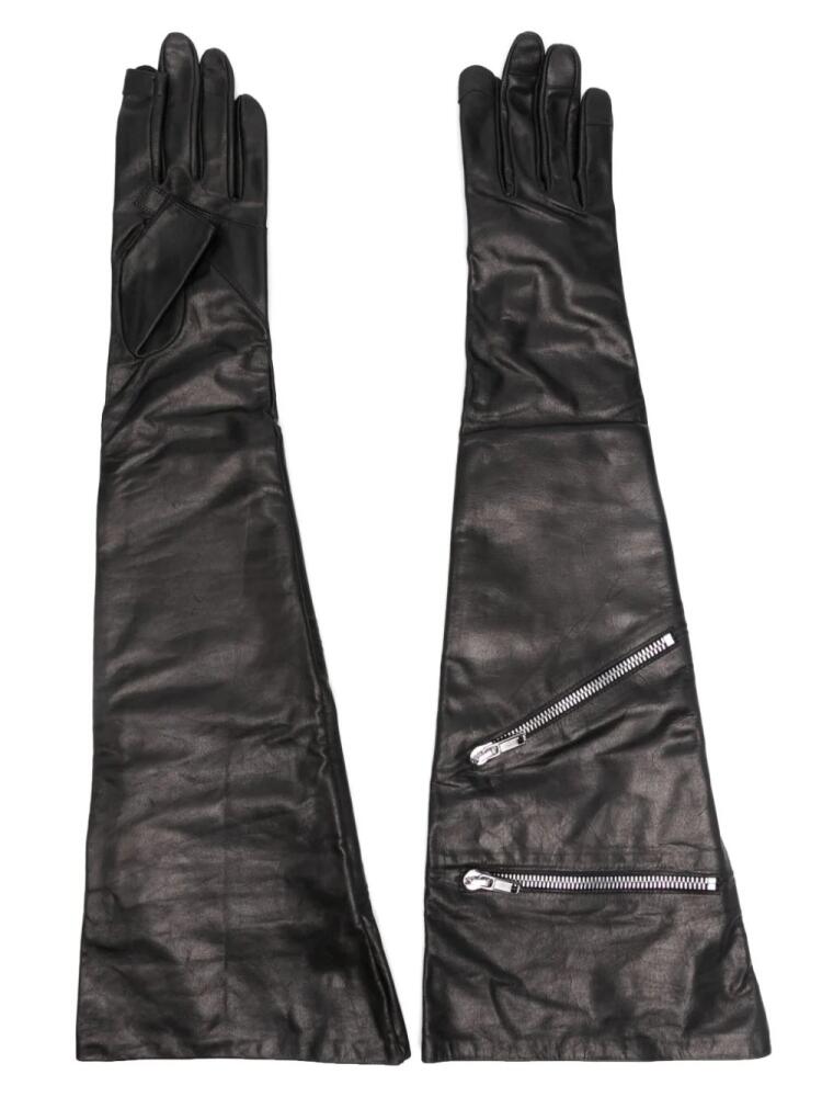 Rick Owens Gauntlets gloves - Black Cover