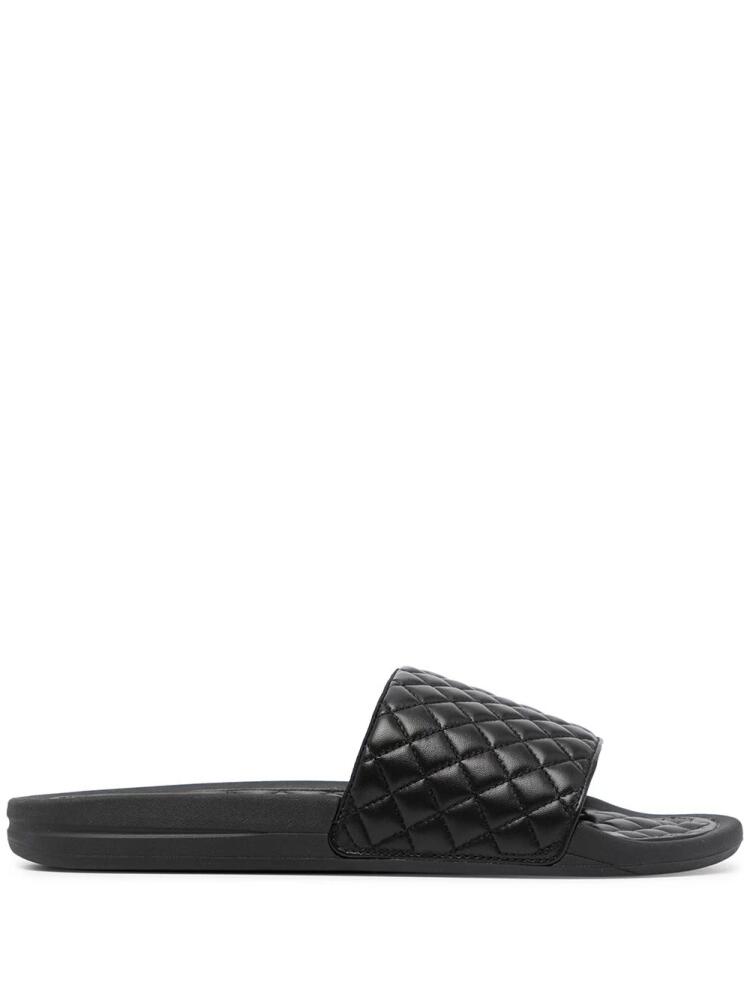 APL: ATHLETIC PROPULSION LABS Lusso flat slides - Black Cover