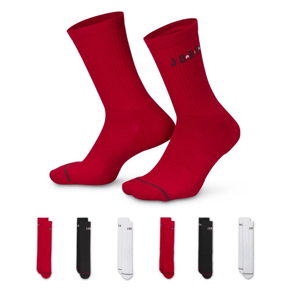 Jordan Everyday Crew Socks (6 Pairs) in Multicolor Cover