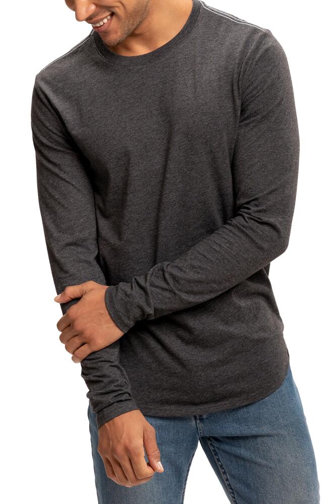 Threads 4 Thought Kye Slub Long Sleeve T-Shirt in Heather Black Cover