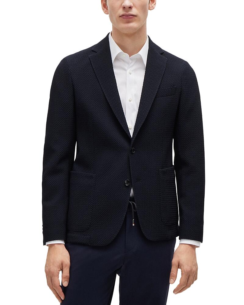 Boss C-Hanry-233 Textured Slim Fit Sport Coat Cover