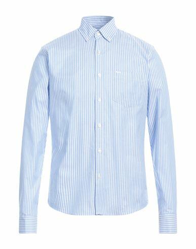 Michael Kors Mens Man Shirt Azure Cotton, Elastane Cover