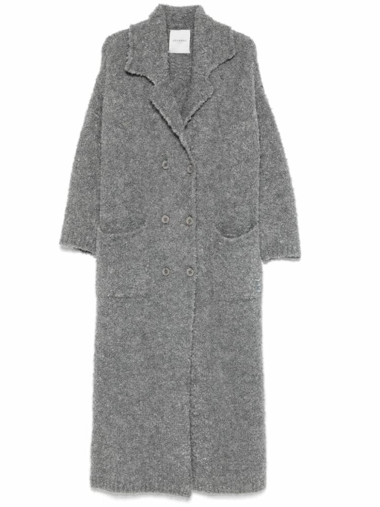 ERMANNO FIRENZE bouclé coat - Grey Cover