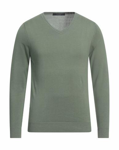 Jeordie's Man Sweater Military green Cotton Cover