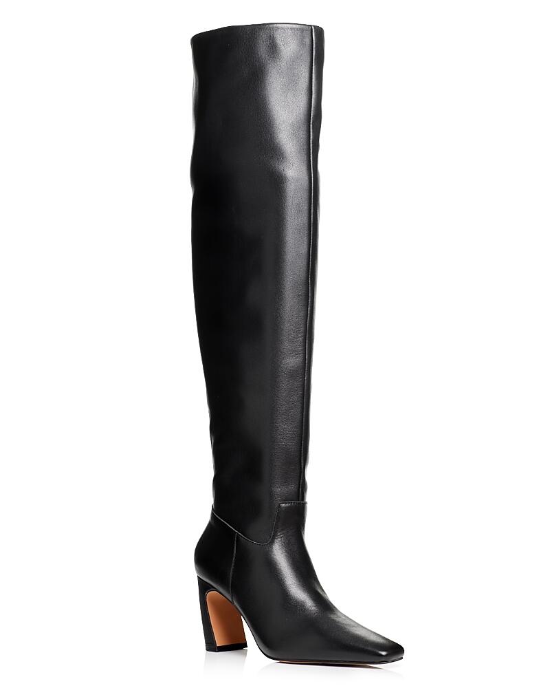 Aqua Women's Karin Pointed Toe Thigh High Boots - Exclusive Cover