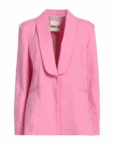 Aniye By Woman Blazer Pink Cotton, Polyester, Elastane Cover