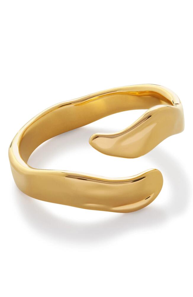 Monica Vinader The Wave Ring in 18Ct Gold Vermeil Cover