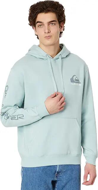 Quiksilver Omni Logo Hoodie (Cloud Blue) Men's Clothing Cover