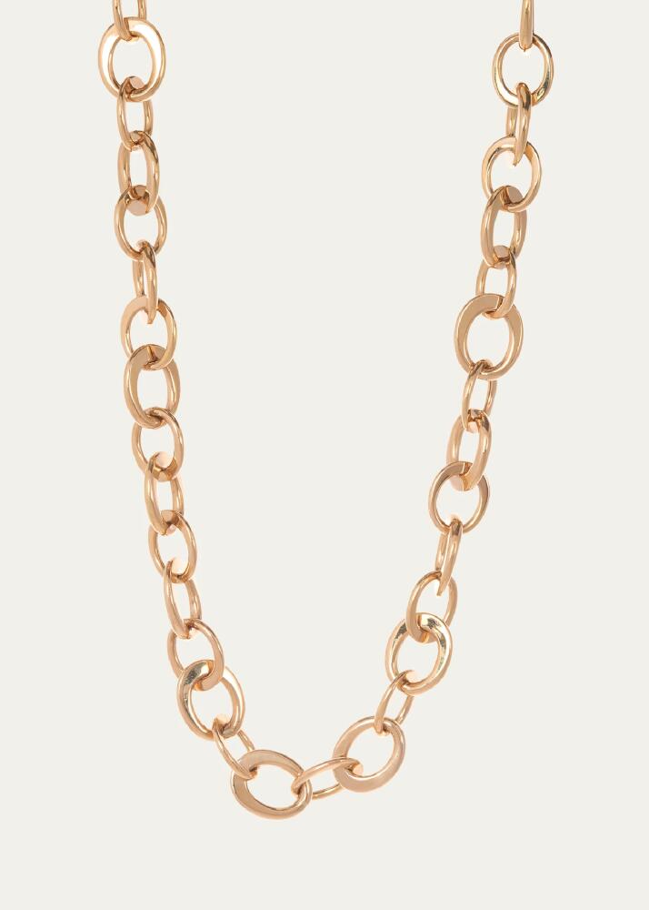 Sidney Garber 18K Yellow Gold Crescent Link Necklace Cover