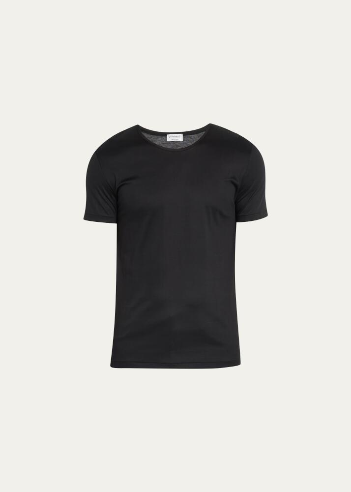 Zimmerli Men's Sea Island Scoop Neck T-Shirt Cover