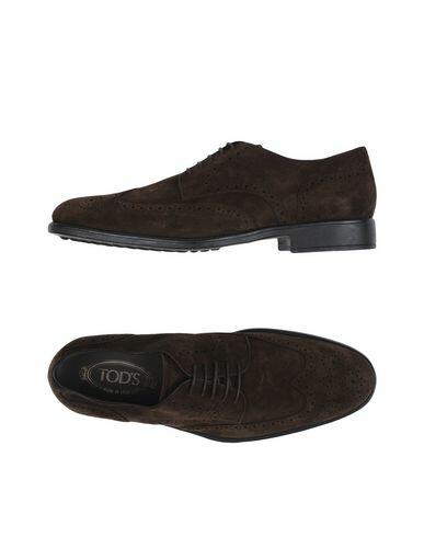 Tod's Man Lace-up shoes Dark brown Soft Leather Cover