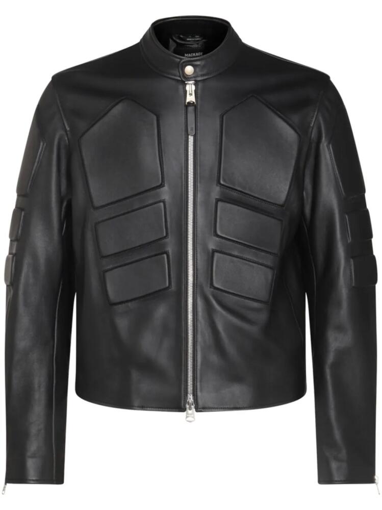 Mackage panelled leather jacket - Black Cover