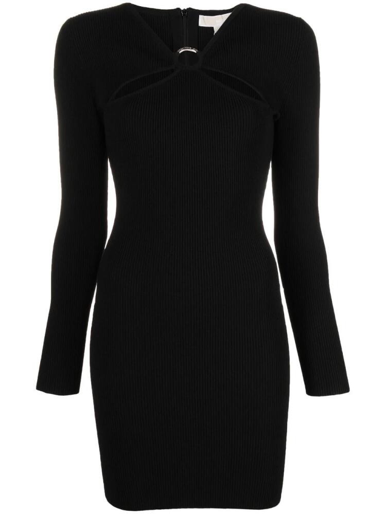 Michael Michael Kors ribbed-knit mini dress - Black Cover