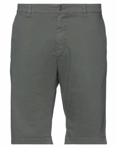 Mason's Man Shorts & Bermuda Shorts Military green Cotton, Elastane Cover